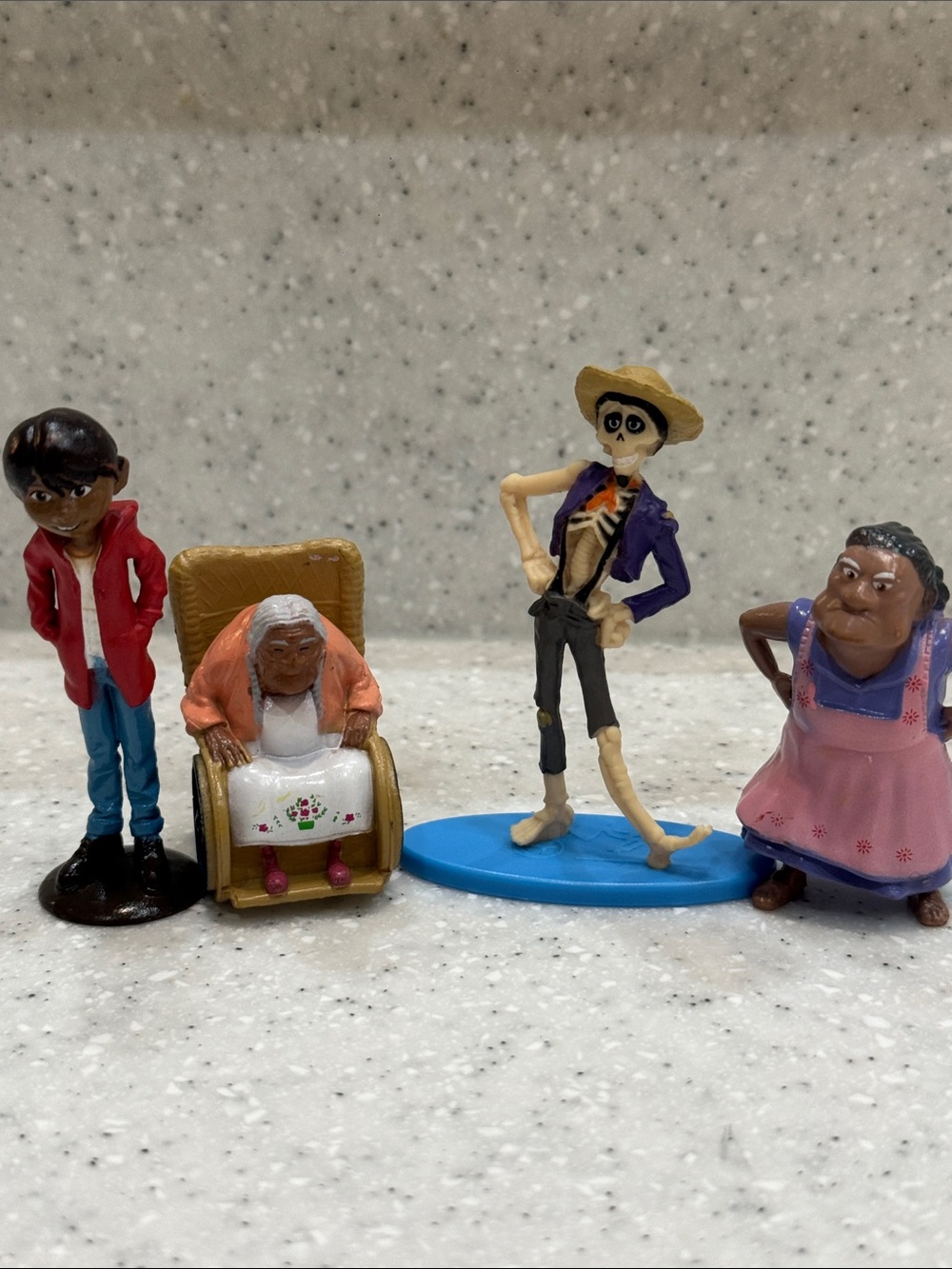 4 pieces Coco-Inspired Kids Toy Figurine Set - Colorful Characters